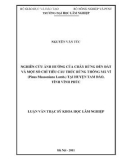 Luận văn Thạc sĩ Khoa học lâm nghiệp: Nghiên cứu ảnh hưởng của cháy rừng đến đất và một số chỉ tiêu cấu trúc rừng Thông mã vĩ (Pinus massoniana Lamb.) tại huyện Tam Đảo, tỉnh Vĩnh Phúc