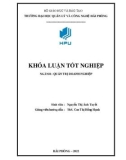 Khóa luận tốt nghiệp Quản trị doanh nghiệp: Một số giải pháp nâng cao hiệu quả kinh doanh tại Công ty Cổ phần Đầu tư Ginex