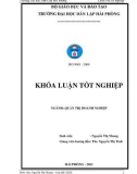 Khoá luận tốt nghiệp: Một số giải pháp nâng cao hiệu quả công tác quản lý lao động tại công ty TNHH May xuất khẩu Minh Thành