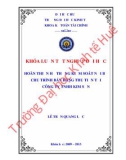 Khóa luận tốt nghiệp: Hoàn thiện hệ thống kiểm soát nội bộ chu trình bán hàng thu tiền tại công ty TNHH Kim Sơn