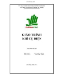 Giáo trình Khí cụ điện - Trường CĐ nghề Đà Nẵng