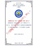 Khóa luận tốt nghiệp: Đánh giá sự hài lòng của học viên đối với chất lượng dịch vụ đào tạo Digital Marketing tại Công ty TNHH Tư vấn và Đào tạo Oabi