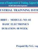 Industrial trainning Istitute: Basic Electronics