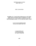 LUẬN VĂN:  NGHIÊN CỨU ẢNH HƯỞNG BỞI ĐỘ MẶN LÊN ĐIỀU HOÀ ÁP SUẤT THẨM THẤU VÀ ION CỦA LƯƠN ĐỒNG(Monopterus albus) Ở CÁC ĐỘ MẶN KHÁC NHAU