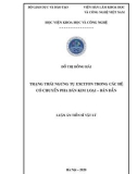 Luận án Tiến sĩ Vật lý: Trạng thái ngưng tụ exciton trong các hệ có chuyển pha bán kim loại – bán dẫn