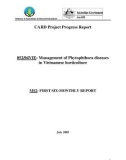 Báo cáo nghiên cứu khoa học  Management of Phytophthora diseases in Vietnamese horticulture - MS2 