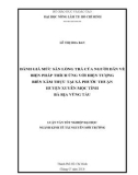 Luận văn: Đánh Giá Mức Sẵn Lòng Trả Của Người Dân Về Biện Pháp Thích ứng Với Hiện Tượng Biển Xâm Thực Tại Xã Phước Thuận Huyện Xuyên Mộc Tỉnh Bà Rịa Vũng Tàu