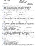 Đề thi thử THPT Quốc gia môn Vật lí lần 2 năm 2018 - Sở GD&ĐT Bà Rịa-Vũng Tàu - Mã đề 003