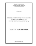 Luận văn Thạc sĩ Hoá học: Tổng hợp, nghiên cứu đặc trưng cấu trúc và hoạt tính quang xúc tác của vật liệu nano CuFe2O4 pha tạp Ag