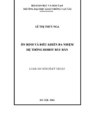 Luận án tiến sĩ Kỹ thuật: Ổn định và điều khiển đa nhiệm hệ thống robot bầy đàn