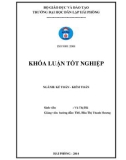 Khóa luận tốt nghiệp Kế toán - Kiểm toán: Hoàn thiện công tác kế toán hàng tồn kho tại công ty Cổ phần May Trường Sơn