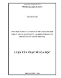 Luận văn Thạc sĩ Hoá học: Tổng hợp và nghiên cứu tính chất phức chất hỗn hợp phối tử axetylsalixylat và 1,10-phenantrolin của một số nguyên tố đất hiếm nhẹ