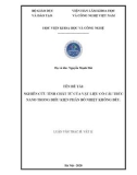 Luận văn Thạc sĩ Vật lý: Nghiên cứu tính chất từ của vật liệu có cấu trúc nano trong điều kiện phân bố nhiệt không đều