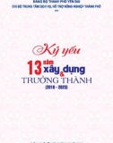 13 năm xây dựng và trưởng thành Chi bộ Trung tâm Dịch vụ, Hỗ trợ nông nghiệp thành phố Yên Bái (2010 - 2023)