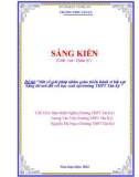 Sáng kiến kinh nghiệm THPT: Một số giải pháp nhằm giảm thiểu hành vi bắt nạt bằng lời nói đối với học sinh tại trường THPT Tân Kỳ