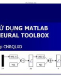 SỬ DỤNG MATLAB NEURAL TOOLBOX