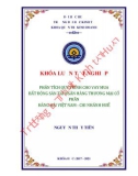 Khóa luận tốt nghiệp: Phân tích quy trình cho vay mua bất động sản tại Ngân hàng thương mại cổ phần Hàng hải Việt Nam - Chi nhánh huế