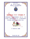 Khóa luận tốt nghiệp: Đánh giá của khách hàng về chất lượng dịch vụ ngân hàng điện tử tại Ngân hàng VPbank – Phòng giao dịch Bến Ngự