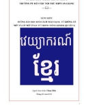 Sáng kiến kinh nghiệm THPT: Hướng dẫn học sinh cách nhận dạng từ không có rô và có rô ở sau từ trong tiếng Khmer (Quyển 5)