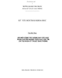 ĐỔI MỚI CÔNG TÁC GIẢNG DẠY CÁC HỌC PHẦN CHUYÊN NGÀNH THEO HỌC CHẾ TÍN CHỈ TẠI KHOA KỸ THUẬT GIAO THÔNG