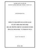 Luận văn Thạc sĩ Lịch sử: Phim của đạo diễn Hayao Miyazaki từ góc nhìn sinh thái học (qua ba trường hợp My neighbor Totoro, Princess Mononoke và Spirited away)