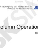 Bài giảng Chem 5: Column Operations