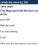 Chương Ứng dụng của quá trình lên men kỵ khí