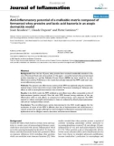 Báo cáo y học: Anti-inflammatory potential of a malleable matrix composed of fermented whey proteins and lactic acid bacteria in an atopic dermatitis model