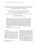 Characteristics of dioxin and furan emissions from selected electric arc furnaces in Vietnam