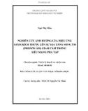 Luận văn Thạc sĩ Khoa học: Nghiên cứu ảnh hưởng của hiệu ứng giảm kích thước lên sự gia tăng sóng âm (phonon âm) giam cầm trong siêu mạng pha tạp