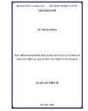 Luận án Tiến sĩ Nông nghiệp: Đặc điểm ngoại hình, khả năng sản xuất của con lai giữa vịt Biển 15 - Đại Xuyên, vịt Trời và vịt Star 53