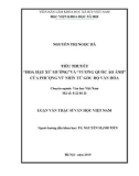 Luận văn Thạc sĩ Văn học Việt Nam: Tiểu thuyết “Hoa hậu xứ Mường” và “Vương quốc ảo ảnh” của Phượng Vũ nhìn từ góc độ văn hóa