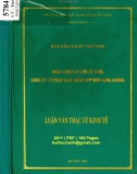 Luận văn Thạc sĩ Kinh tế: Hoàn thiện cơ cấu tổ chức Công ty cổ phần Giao nhận kho vận hàng không