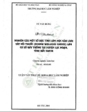 Luận văn Thạc sĩ  Khoa học Lâm nghiệp: Nghiên cứu một số đặc tính lâm học của loài cây vối thuốc (Schima wallichil choisy) làm cơ sở gây trồng tại huyện Lục Ngạn, tỉnh Bắc Giang