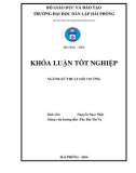 Đồ án tốt nghiệp ngành Kỹ thuật môi trường: Nghiên cứu xử lý nước thải sản xuất mắm bằng bãi lọc trồng cây sậy dòng chảy đứng