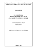 Tóm tắt Luận án tiến sĩ Văn hóa học: Lễ hội Gò Tháp trong đời sống tinh thần của người dân tỉnh Đồng Tháp