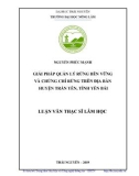 Luận văn Thạc sĩ Lâm nghiệp: Giải pháp quản lý rừng bền vững và chứng chỉ rừng trên địa bàn huyện Trấn Yên, tỉnh Yên Bái