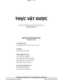 Thực vật dược (Dùng cho đào tạo dược sĩ đại học)