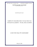 Luận văn Thạc sĩ Khoa học lâm nghiệp: Nghiên cứu đặc điểm thực vật Hạt trần tại Vườn Quốc gia Bidoup – Núi Bà, tỉnh Lâm Đồng