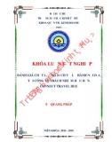 Khóa luận tốt nghiệp: Đánh giá chất lượng dịch vụ lữ hành nội địa tại công ty trách nhiệm hữu hạn Connect travel Hue