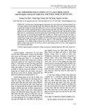 Đặc điểm hình thái và phân tử của giun phổi chuột Angiostrongylus cantonensis Chen et al., 1935 ở Bắc Ninh Và Hưng Yên