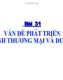 Giáo án điện tử môn Địa Lý: địa lý ngành thương mại và du lịch