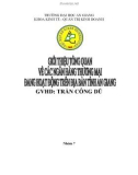 Báo cáo Giới thiệu Tổng quan về các ngân hàng thương mại đang hoạt động trên địa bàn tỉnh An Giang