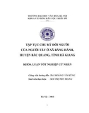 Tóm tắt Khóa luận tốt nghiệp khoa Văn hóa dân tộc thiểu số: Xây dựng mô hình làng văn hóa dân tộc tiêu biểu gắn với xây dựng nông thôn mới trên địa bàn huyện Bắc Quang giai đoạn 2012 - 2015