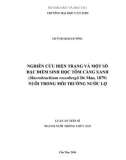 Luận án Tiến sĩ: Nghiên cứu hiện trạng và một số đặc điểm sinh học tôm càng xanh (Macrobrachium rosenbergii De Man, 1879) nuôi trong môi trường nước lợ