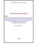 Sáng kiến kinh nghiệm THPT: Sử dụng phương pháp dạy học mô hình hóa toán học để hướng dẫn học sinh giải quyết các bài toán có nội dung thực tiễn nhằm phát triển năng lực giải quyết vấn đề và sáng tạo cho học sinh ở toán học 11 tại trường THPT Thái Hòa