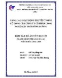 Tóm tắt Đồ án tốt nghiệp Quản trị kinh doanh: Nâng cao hoạt động truyền thông cổ động của công ty cổ phần Công Nghệ Mặt Trời Đông Dương