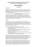 Báo cáo khoa học nông nghiệp: Development of Better Management Practices for Catfish Aquaculture in the Mekong Delta, Vietnam - RISK ASSESSMENT