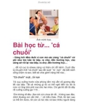 Bài học từ... 'cá chuối'