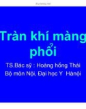 Tràn khí màng phổi part 1